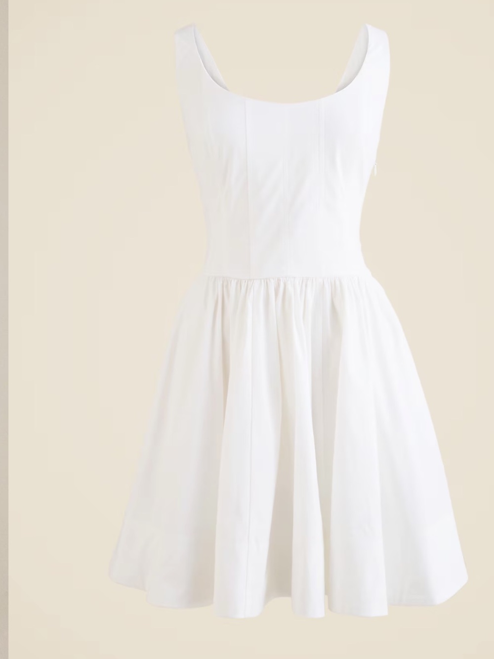 J Crew Fit-and-flare mini dress